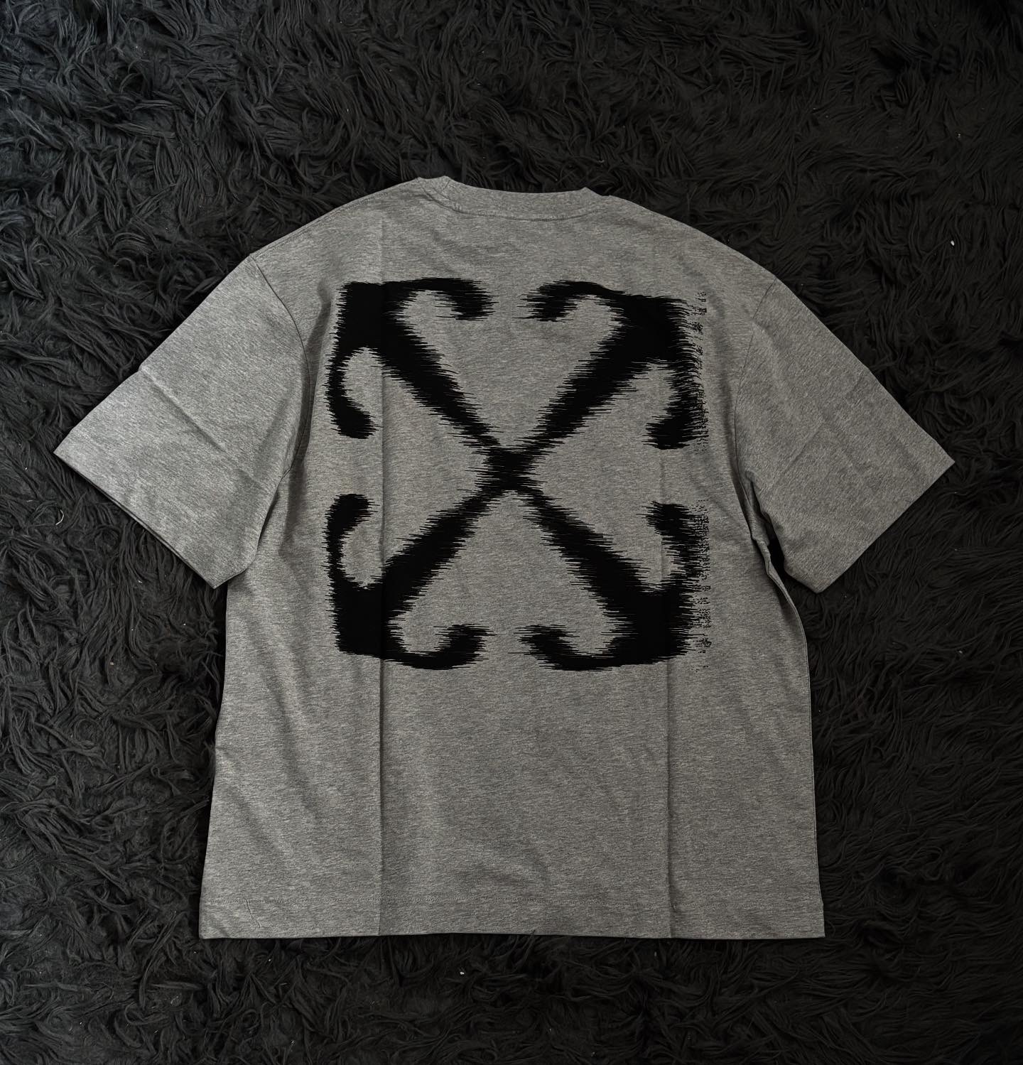 OFF WHITE ARROWS GREY TEE