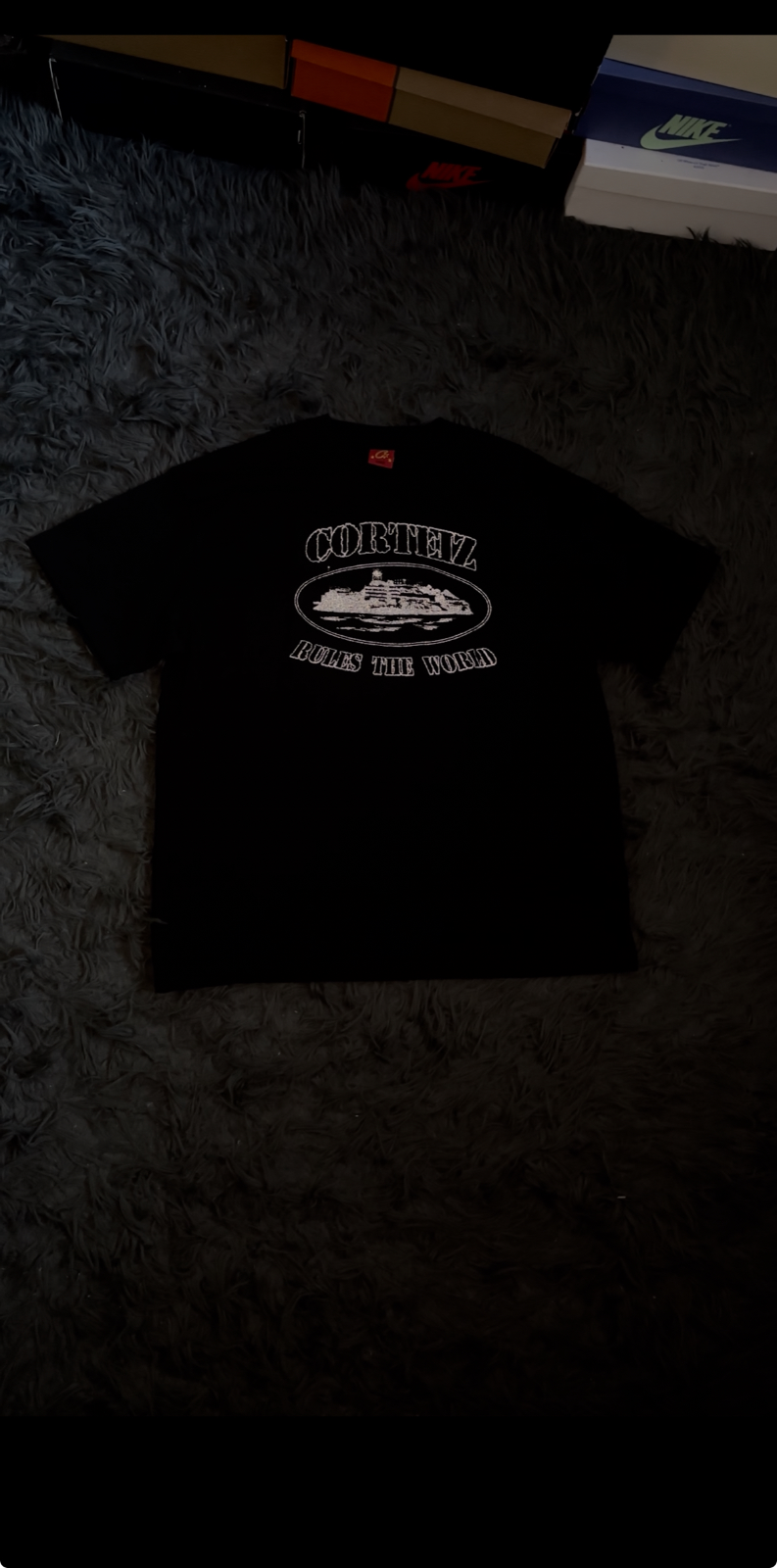 Corteiz Reflective Alcatraz Tee vista 2