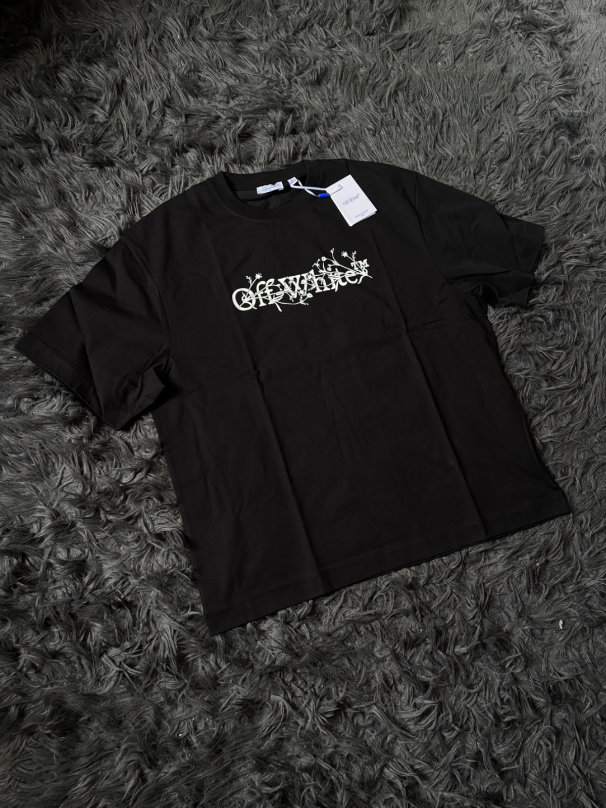 Off White Bookish Floral Tee