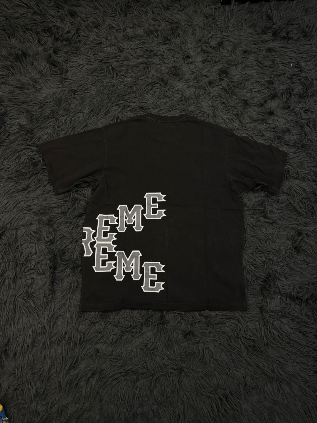 Supreme SS Top Tee Black vista 2