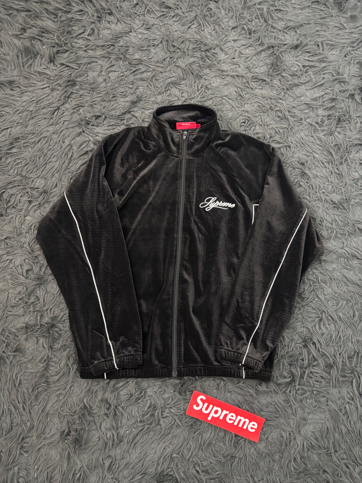 Supreme Velour Mesh Jacket