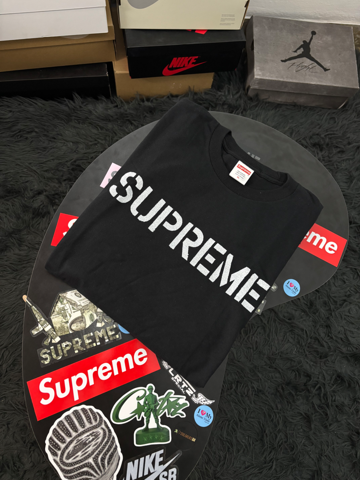 Supreme Hard Tee Black
