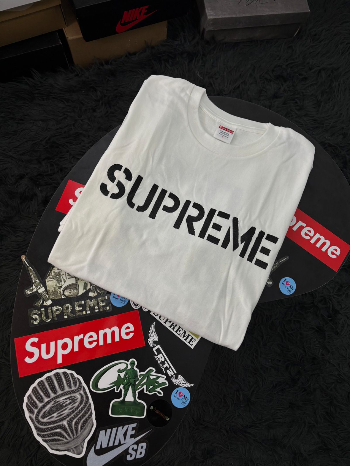 Supreme Hard Tee White