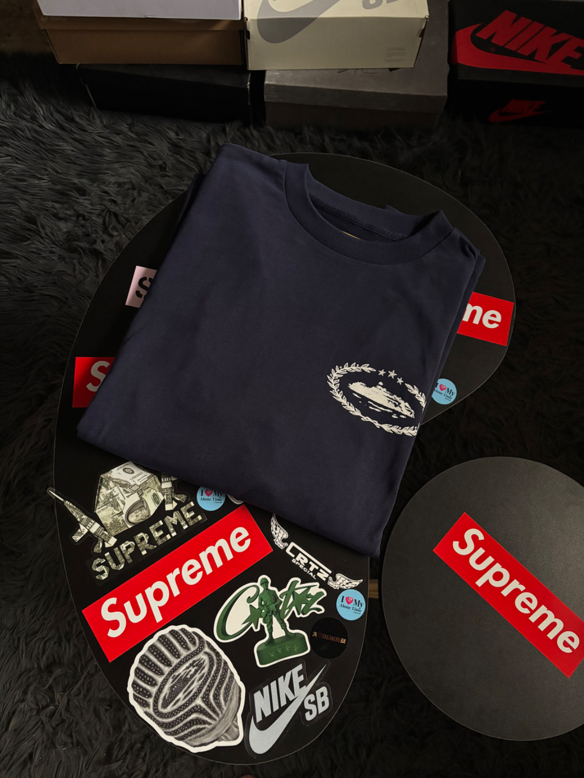 Cortiez Heavyweight Navy Tee