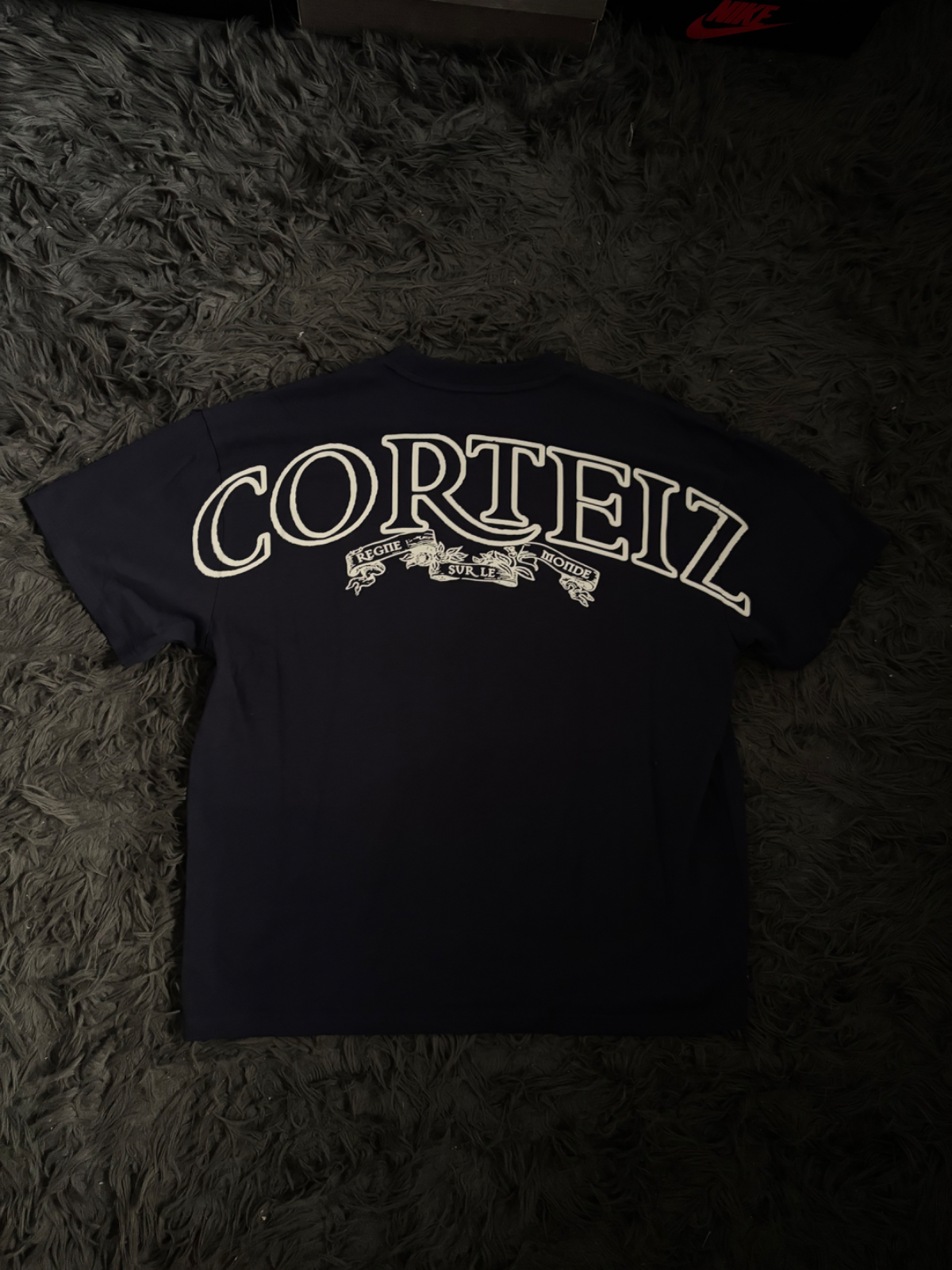Cortiez Heavyweight Navy Tee vista 2