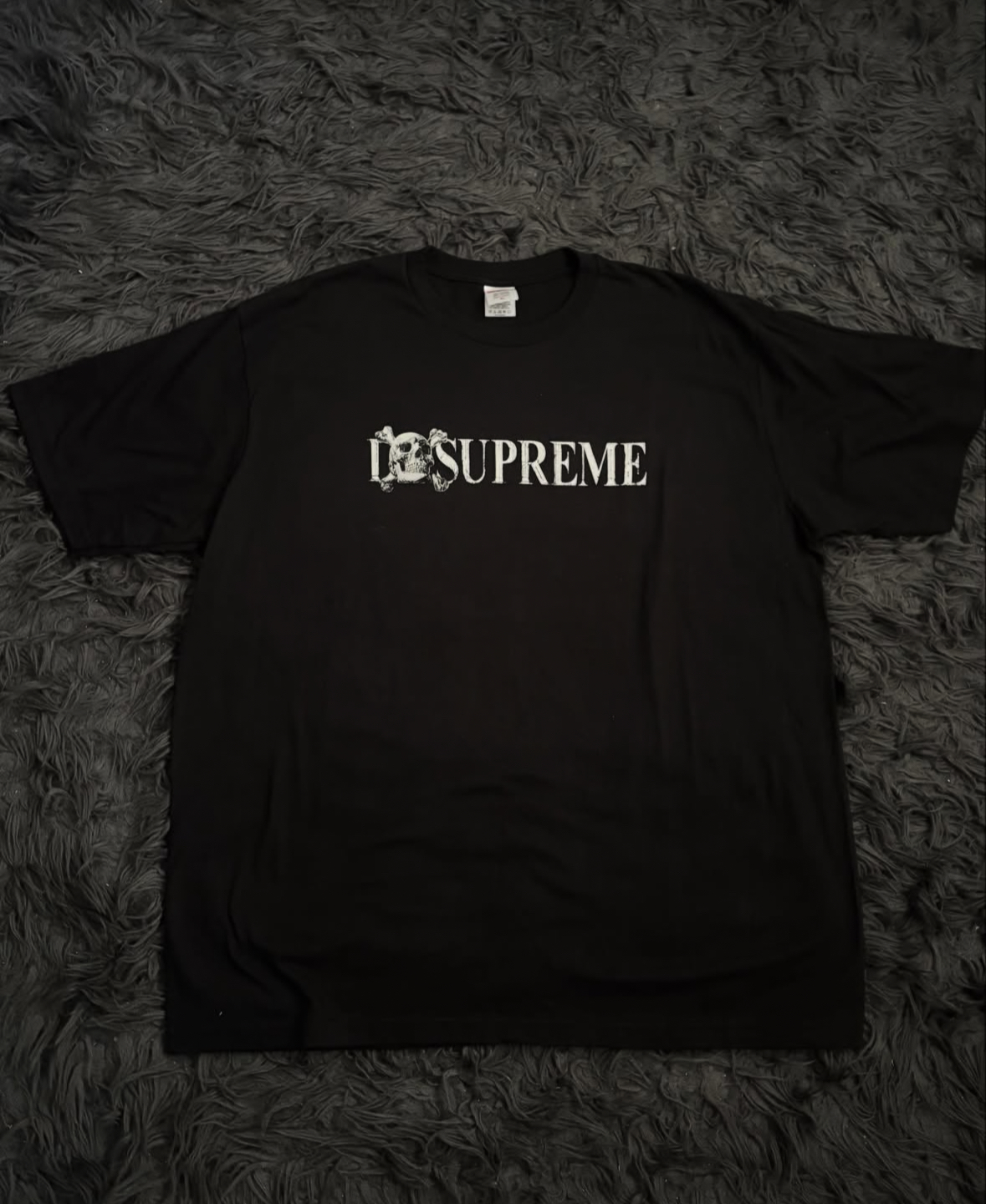Supreme Skull Tee Black vista 2