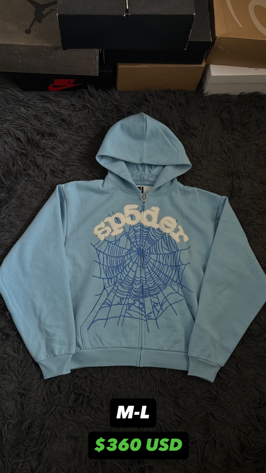 SP5DER ZIP UP HOODIE vista 2
