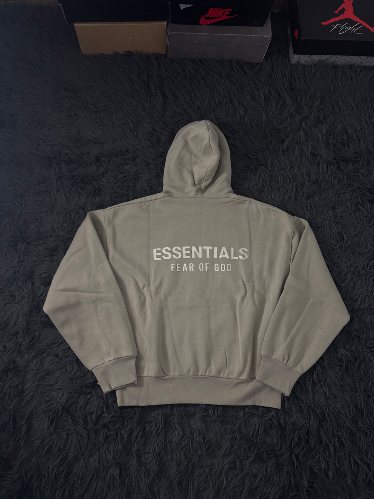ESSENTIALS HOODIE ABBEY STONE