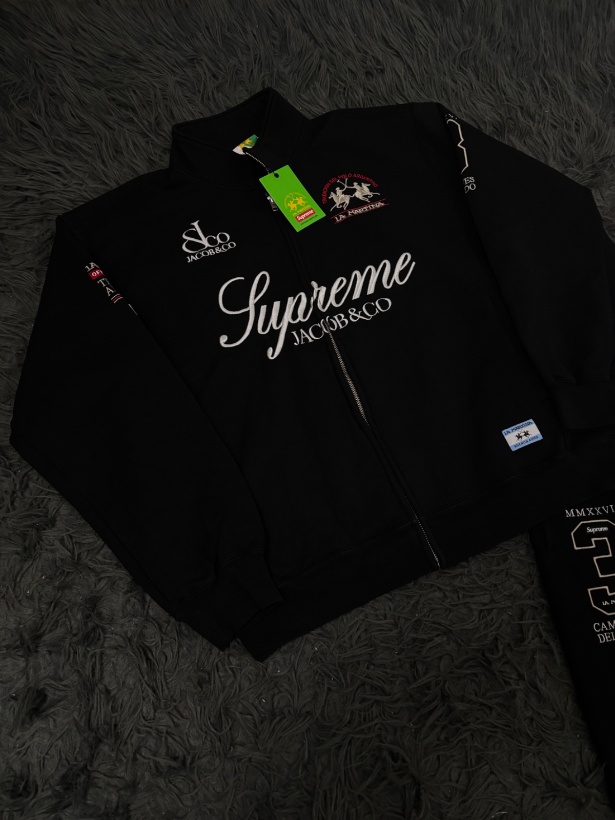 SUPREME X LA MARTINA ZIP UP
