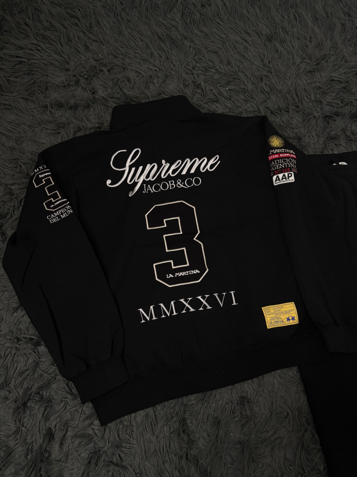 SUPREME X LA MARTINA ZIP UP vista 2