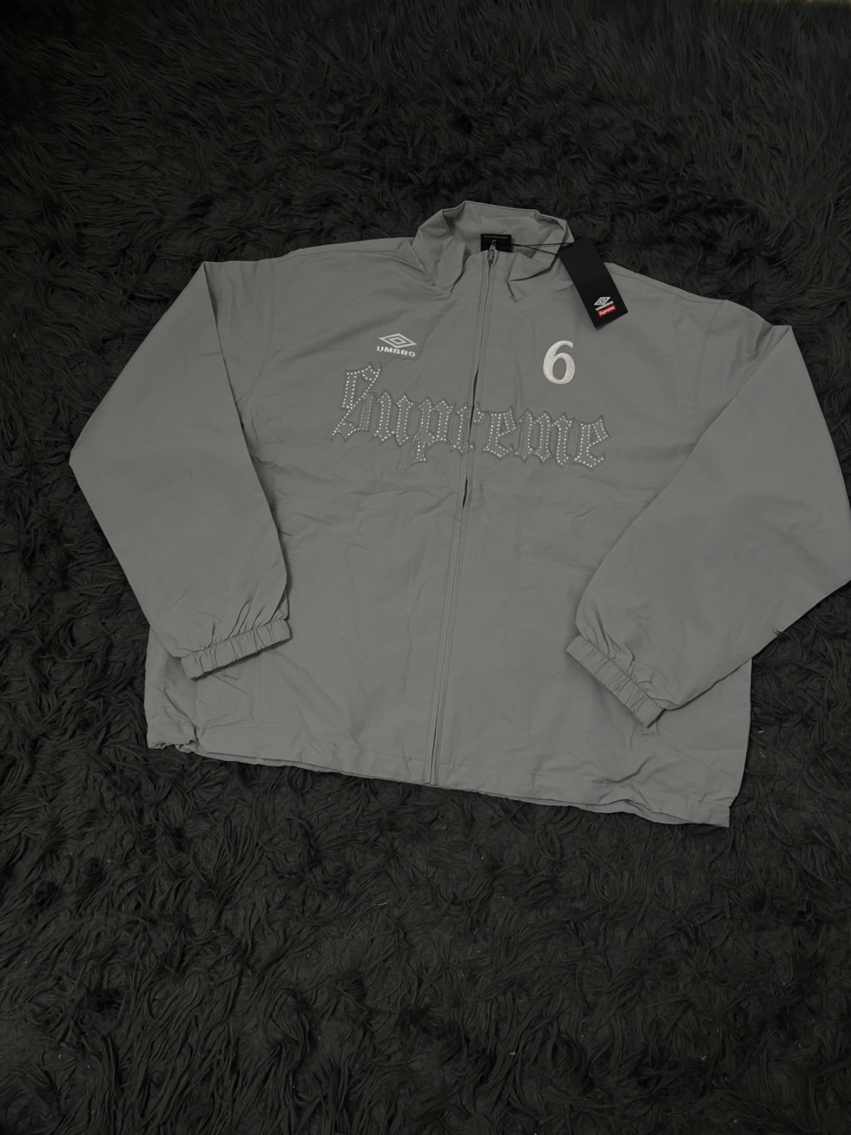 SUPREME X UMBRO RHINESTONES TRACK JACKET
